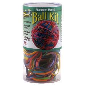  Rubber Band Ball Kit In Storage Tube: Toys & Games