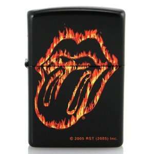  Zippo   Licorice, Rolling Stones Flaming Tongue Sports 
