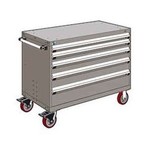  5 Drawer Heavy Duty Mobile Cabinet   48Wx24Dx37 1/2H 