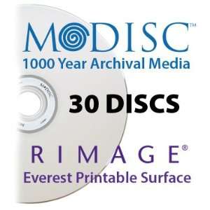  M Disc DVD+R 4.7GB 4x Everest Printable Media 30 Discs 