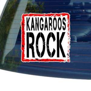  Kangaroos Rock   Window Bumper Laptop Sticker: Automotive
