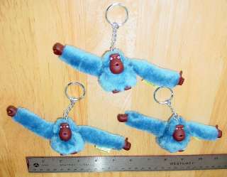 piece Blue Furry Kipling monkey key hangers keychain KUHANI 