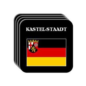   (Rheinland Pfalz)   KASTEL STAADT Set of 4 Mini Mousepad Coasters