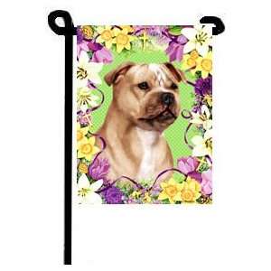  Staffordshire Bull Terrier Easter Garden Flag: Everything 