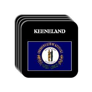  US State Flag   KEENELAND, Kentucky (KY) Set of 4 Mini 