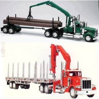 Diecast Trucks with Peterbilt and Kenworth Log Carriers