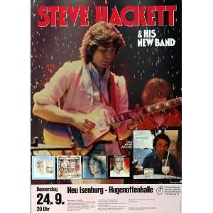  Steve Hackett   Cured Tour 1981   CONCERT   POSTER from 