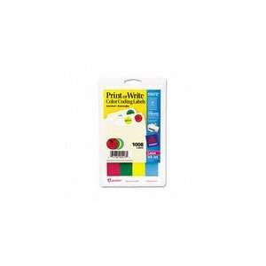  Avery Print or Write Round Color Coding Label: Office 