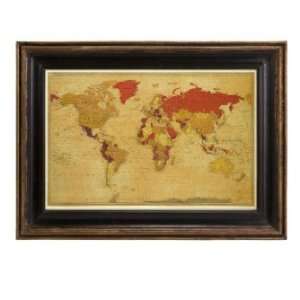   Wood Frame Glass Mdf Paper Rustic Reproduction Mango Wooden Frame
