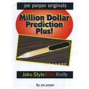  billet knife jaks style by joe porper/telepathy magic 