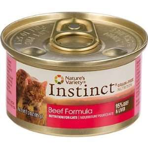   Instinct Grain Free Beef Canned Cat Food, Case of 24: Pet Supplies