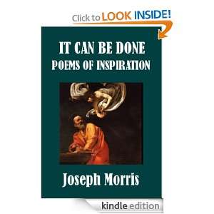 It Can Be Done Poems of Inspiration Joseph Morris  