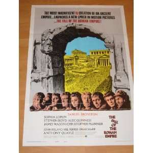  The Fall of The Roman Empire 1964 0riginal Movie Poster 