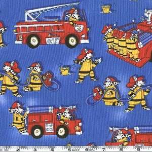  45 Wide Rescue Dogs Blue Fabric By The Yard: Arts 