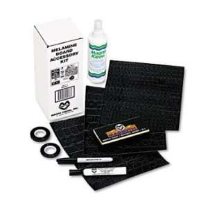 Melamine Board Accessory Kit, Self Adhesive, Black 