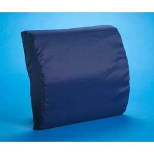 Softeze memory foam Back Cushion With Navy Polycotton Cover, Size 14 