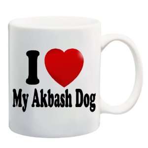   LOVE MY AKBASH DOG Mug Coffee Cup 11 oz ~ Dog Breed 