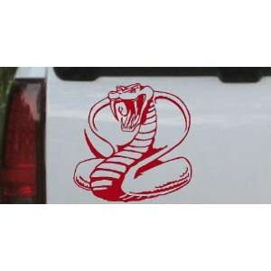   4in X 4in    King Cobra Animals Car Window Wall Laptop Decal Sticker