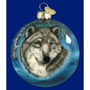   Mercks Old World Christmas SALE ornaments Wolf Head: Home & Kitchen