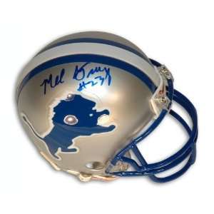  Mel Gray Autographed/Hand Signed Detroit Lions Mini Helmet 