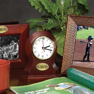    The Memory Company COL NAV 822 Navy Desk Clock: Sports & Outdoors
