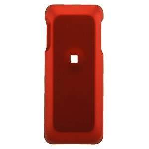  Rubberized Red Snap on Case for Kyocera Domino S1310 Cell 