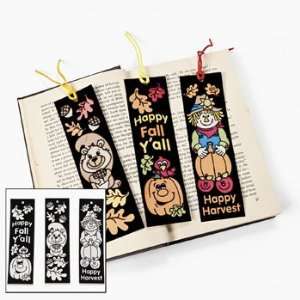 Color Your Own Fall Fuzzy Bookmarks   Craft Kits & Projects & Color 