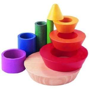   Plan Toys Cone Sorting   Plan Preschool Stack and Sort: Toys & Games
