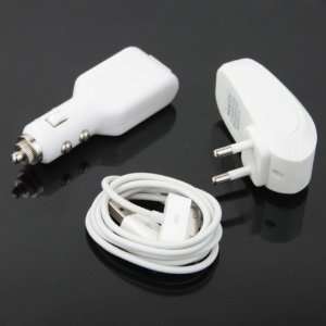   USB Car Charger+Wall Power Adapter For iPod iPhone4 3GS: Electronics