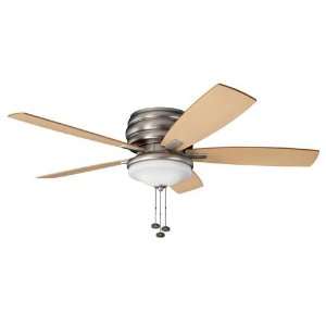    52 Windham Brushed Nickel Hugger Ceiling Fan: Home Improvement
