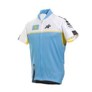 Mens Kazakhstan Federation National Team Short Sleeve Cycling Jersey 