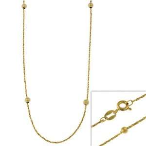  14k Gold Filled Italian Twisted Mirror Box Chain Necklace 