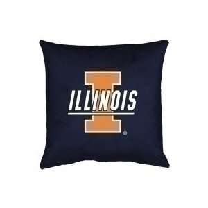  Illinois Fighting Illini Decorative Toss Pillow (Locker 