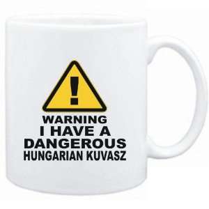   White  WARNING : DANGEROUS Hungarian Kuvasz  Dogs: Sports & Outdoors