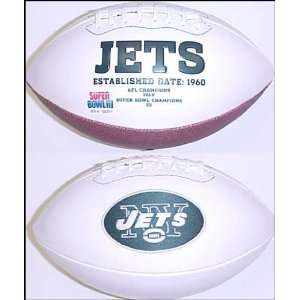  New York Jets Full Size Logo Football