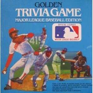  Golden Trivia Game Major League Baseball Edition: Toys 