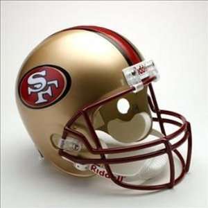  San Francisco 49ers Full Size Deluxe Replica Helmet 