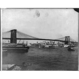  East River,Brooklyn Bridge,New York City,NY,c1901