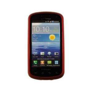  Solid Rubberized Plastic Phone Protector Cover Case Red 