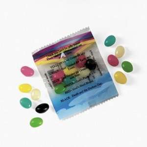 Colors Of Faith Jelly Bean Treat Packets   Candy & Soft & Chewy Candy
