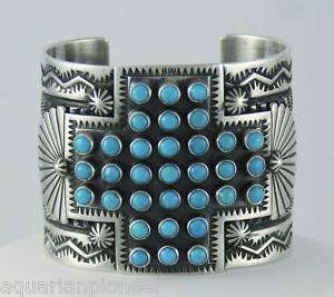 Turquoise Cross Bracelet by Sunshine Reeves  