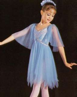 BLUE FAIRY PRINCESS Ballet Dress Dance Costume Child XS  