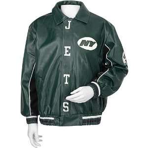  G Iii New York Jets Faux Leather Jacket: Sports & Outdoors