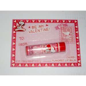   Snoopy Cherry Lip Balm   Be My Valentine Love Letter: Toys & Games