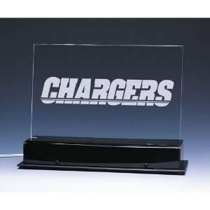 San Diego Chargers NFL Edge Light Team Logo Display:  