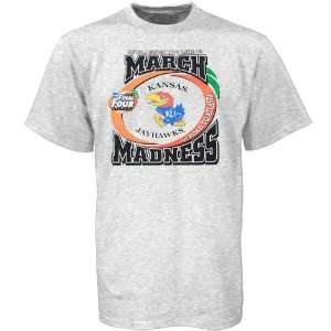    Kansas Jayhawks Ash 07 March Madness T shirt