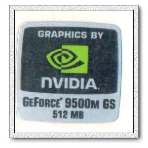  NVIDIA GEFORCE 9500M GS 512MB Logo Stickers Badge for 