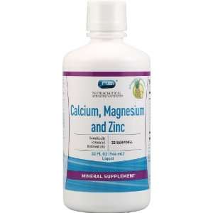 Vitacost Liquid Calcium, Magnesium and Zinc Pina Colada Flavor    32 