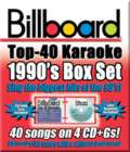 Billboard Top 40 Karaoke CDG 1990s Box Set