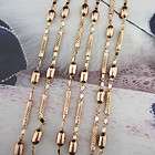   Gold Filled Women Necklace Beads Chain GF Jewelry 20/8g/2mm Link Free